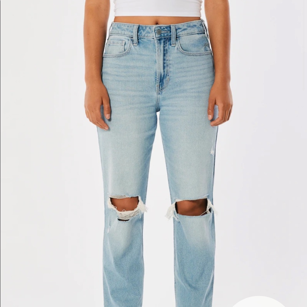 HOLLISTER VINTAGE ANKLE STRAIGHT JEANS